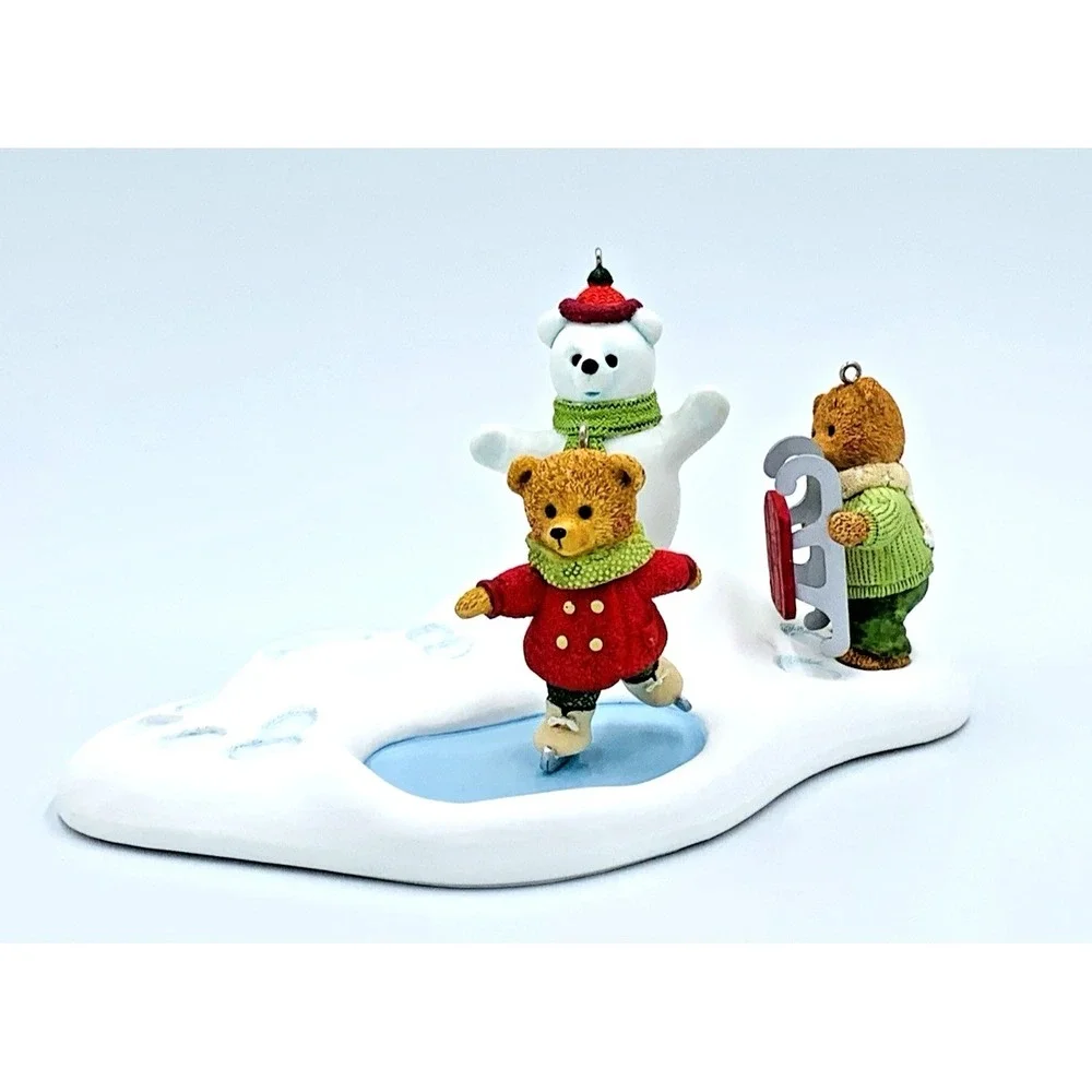 Snow Cub Club HollyDay Hill Dexter Next Gracie Skates #1 #3 #4 Hallmark Keepsake
